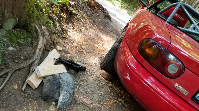 Illustration for article titled High-centered the Miata
